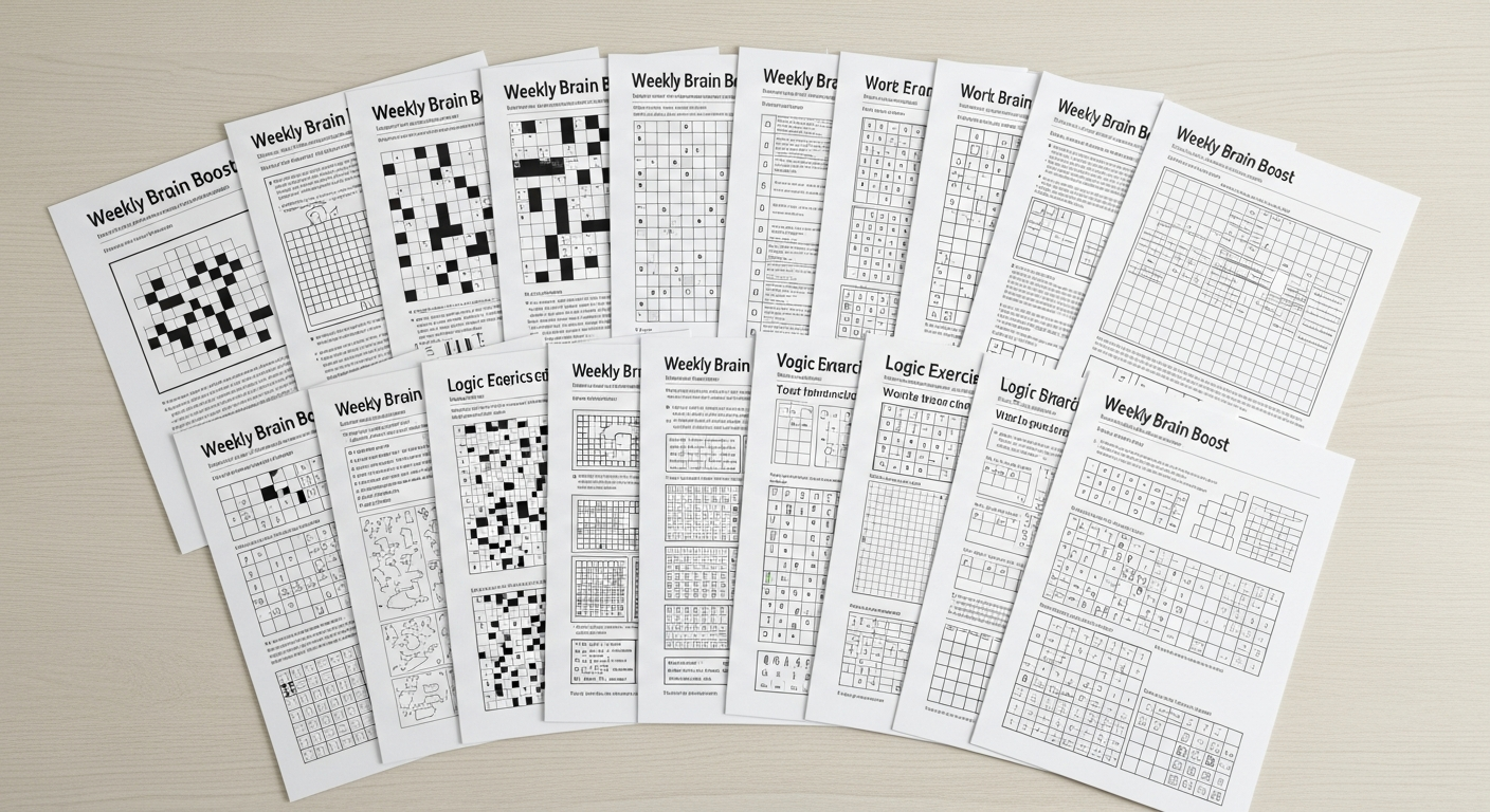 Collection of MindSharp brain exercises